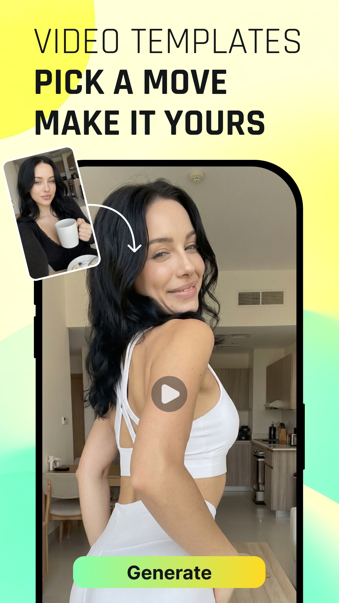 Video templates screenshot